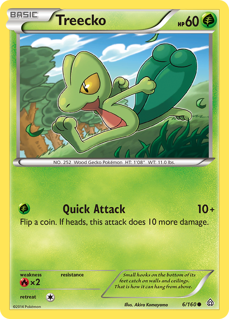 Treecko (6/160) [XY: Primal Clash] | The Time Vault CA