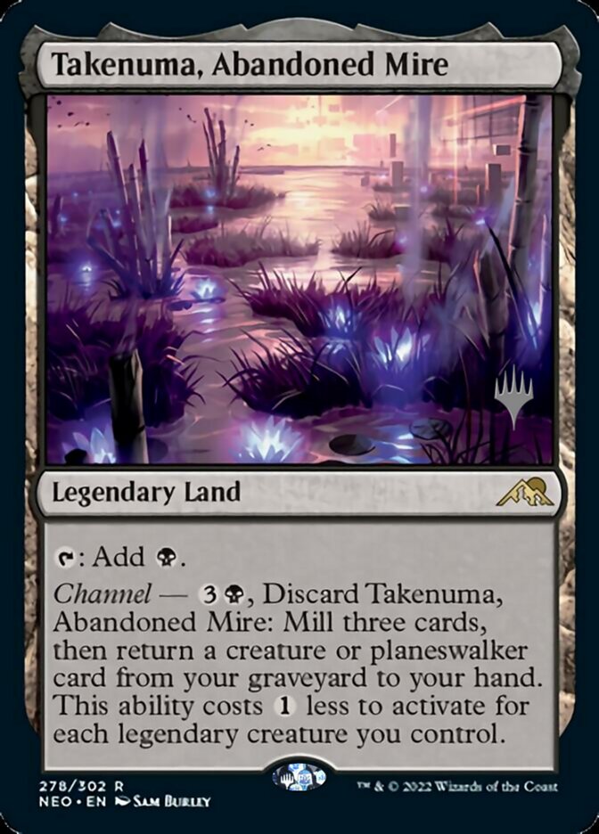 Takenuma, Abandoned Mire (Promo Pack) [Kamigawa: Neon Dynasty Promos] | The Time Vault CA