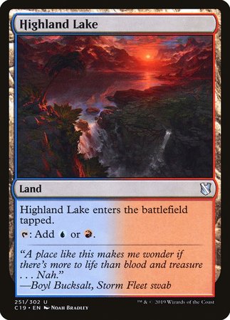 Highland Lake [Commander 2019] | The Time Vault CA