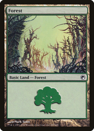 Forest (247) [Scars of Mirrodin] | The Time Vault CA