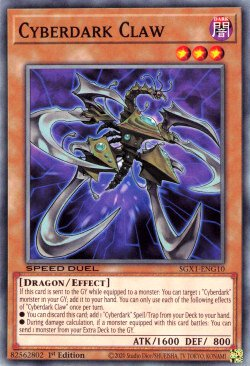 Cyberdark Claw [SGX1-ENG10] Common | The Time Vault CA