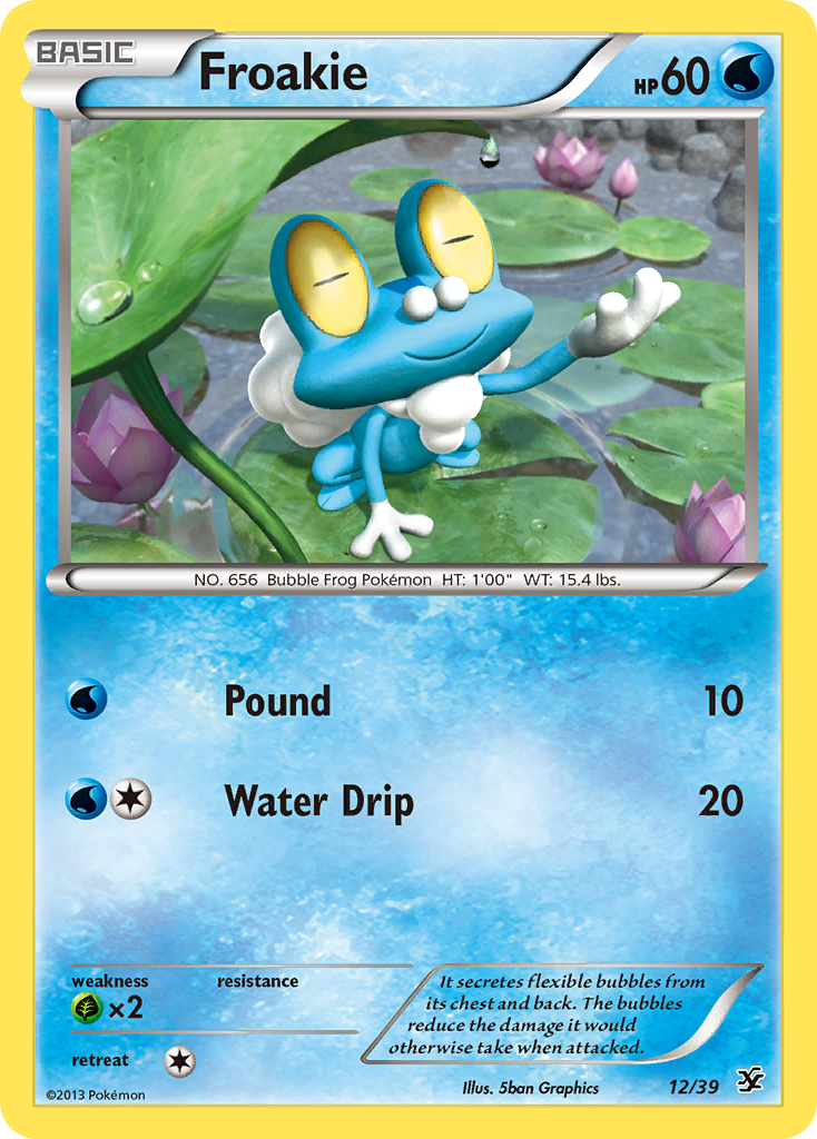 Froakie (12/39) [XY: Kalos Starter Set] | The Time Vault CA