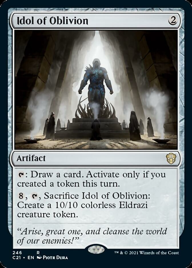 Idol of Oblivion [Commander 2021] | The Time Vault CA