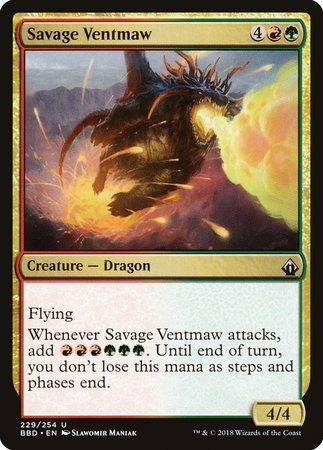 Savage Ventmaw [Battlebond] | The Time Vault CA