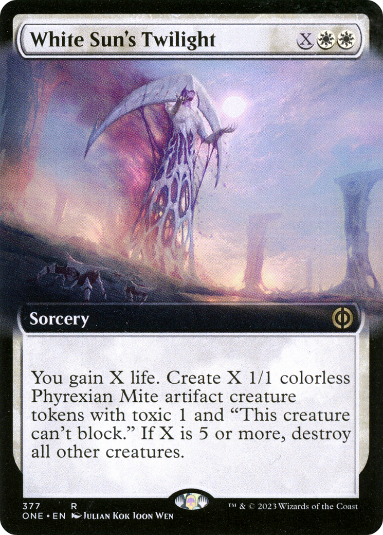 White Sun's Twilight (Extended Art) [Phyrexia: All Will Be One] | The Time Vault CA