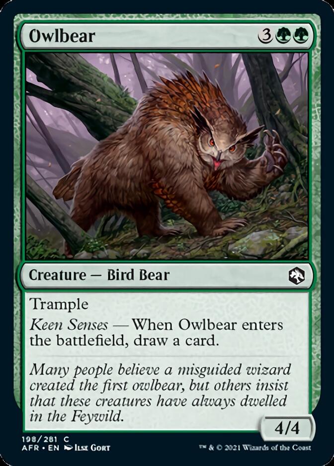 Owlbear [Dungeons & Dragons: Adventures in the Forgotten Realms] | The Time Vault CA