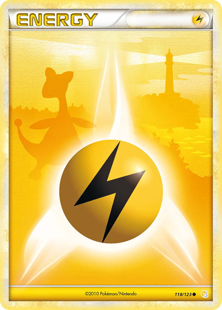Lightning Energy (118/123) [HeartGold & SoulSilver: Base Set] | The Time Vault CA