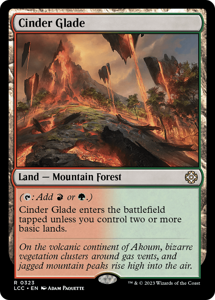 Cinder Glade [The Lost Caverns of Ixalan Commander] | The Time Vault CA
