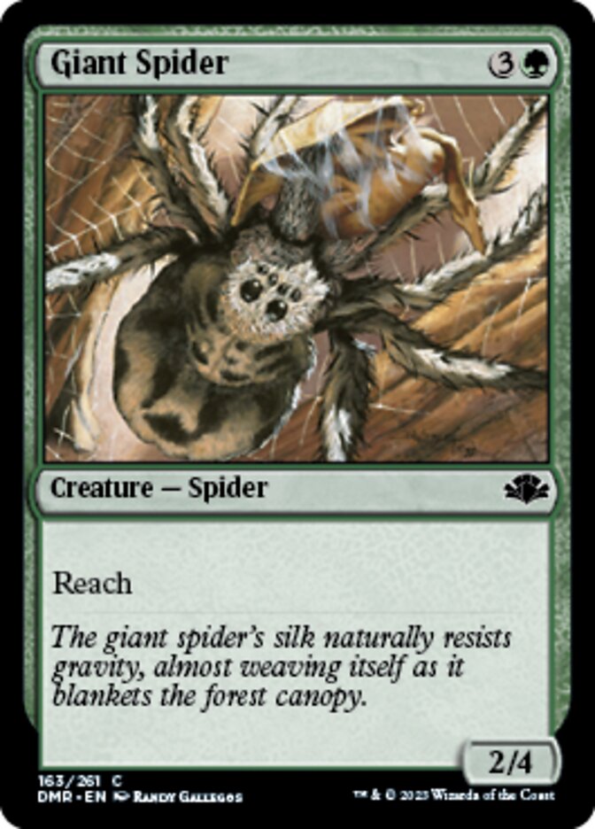 Giant Spider [Dominaria Remastered] | The Time Vault CA