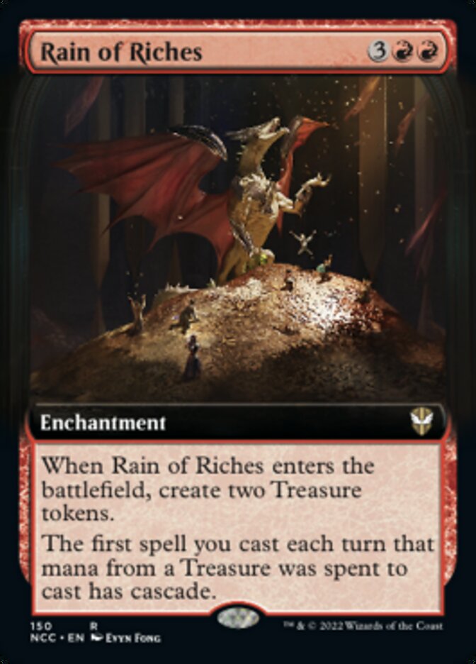 Rain of Riches (Extended Art) [Streets of New Capenna Commander] | The Time Vault CA
