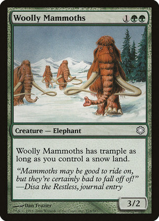 Woolly Mammoths [Coldsnap Theme Decks] | The Time Vault CA