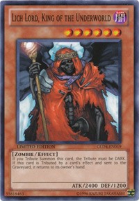 Lich Lord, King of the Underworld [GLD4-EN019] Common | The Time Vault CA