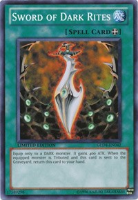 Sword of Dark Rites [GLD4-EN042] Common | The Time Vault CA