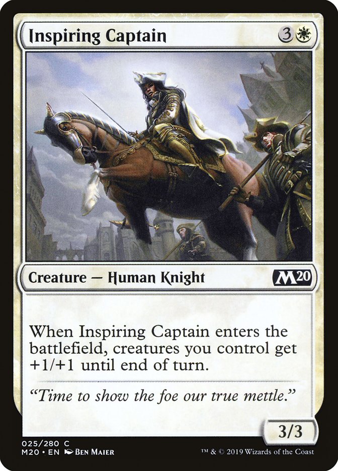 Inspiring Captain [Core Set 2020] | The Time Vault CA