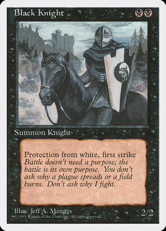 Black Knight [Fourth Edition] | The Time Vault CA