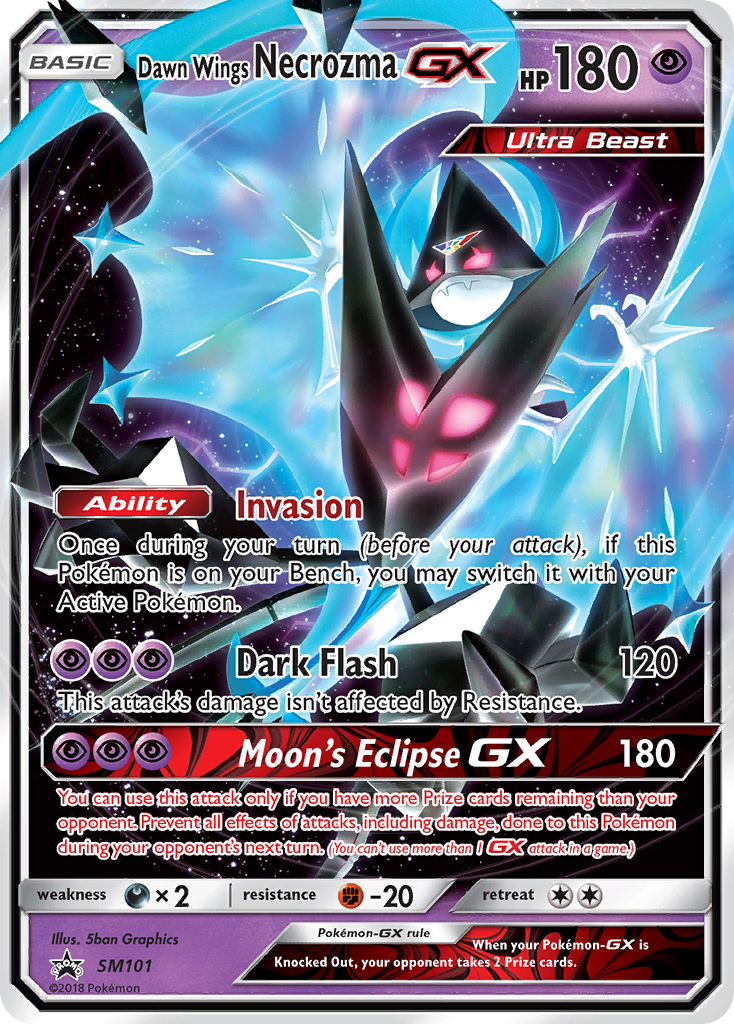 Dawn Wings Necrozma GX (SM101) [Sun & Moon: Black Star Promos] | The Time Vault CA