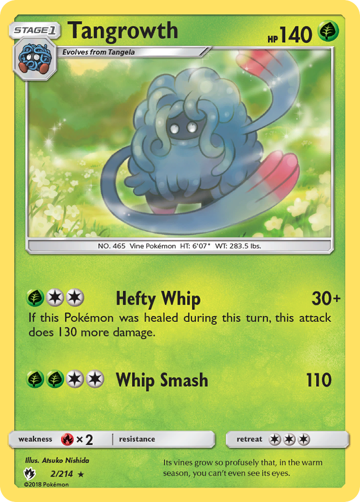 Tangrowth (2/214) [Sun & Moon: Lost Thunder] | The Time Vault CA