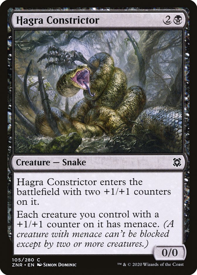 Hagra Constrictor [Zendikar Rising] | The Time Vault CA