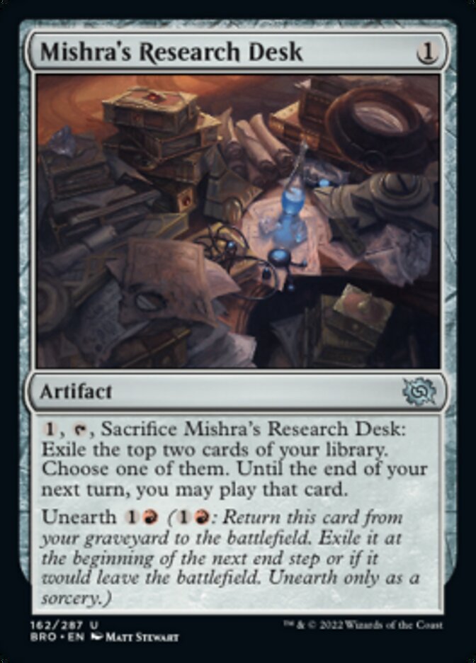 Mishra's Research Desk [The Brothers' War] | The Time Vault CA