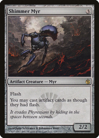 Shimmer Myr [Mirrodin Besieged] | The Time Vault CA