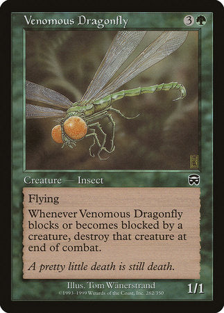 Venomous Dragonfly [Mercadian Masques] | The Time Vault CA