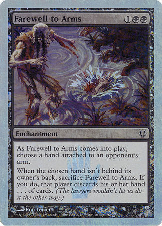 Farewell to Arms (Alternate Foil) [Unhinged] | The Time Vault CA
