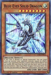 Blue-Eyes Solid Dragon (Green) [LDS2-EN014] Ultra Rare | The Time Vault CA