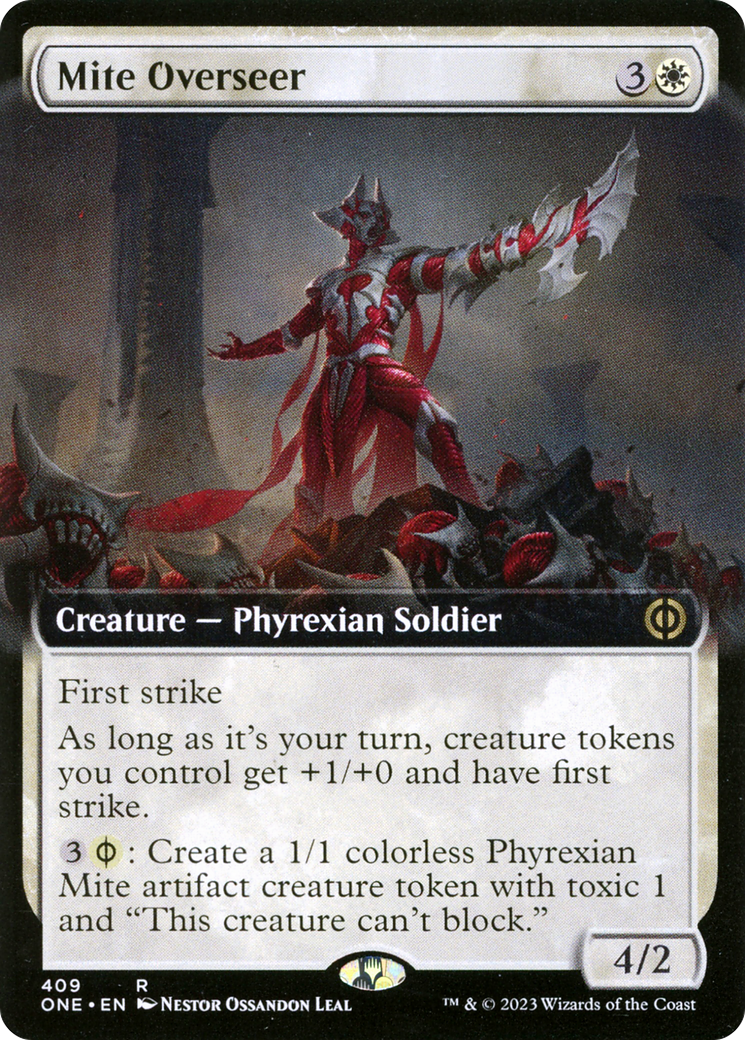 Mite Overseer (Extended Art) [Phyrexia: All Will Be One] | The Time Vault CA