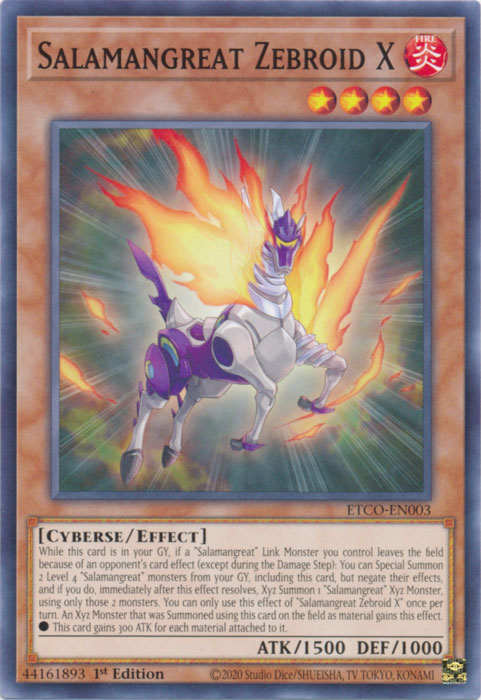Salamangreat Zebroid X [ETCO-EN003] Common | The Time Vault CA