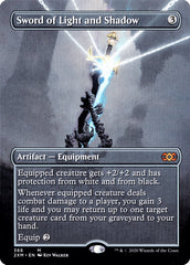 Sword of Light and Shadow (Borderless) [Double Masters] | The Time Vault CA