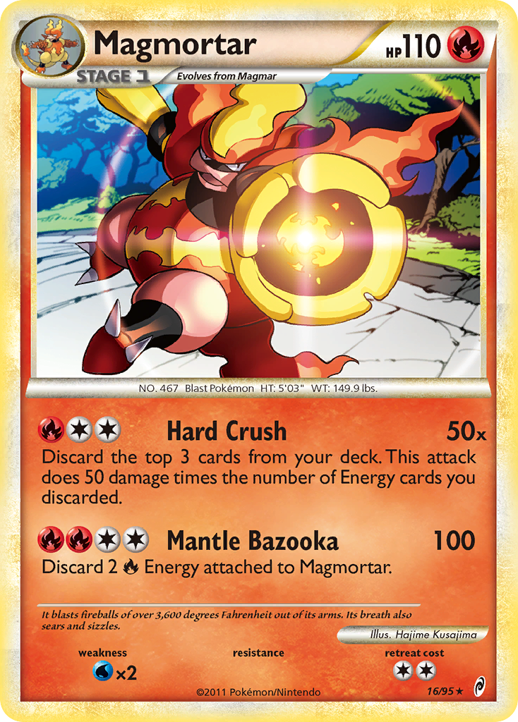 Magmortar (16/95) [HeartGold & SoulSilver: Call of Legends] | The Time Vault CA