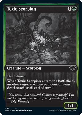 Toxic Scorpion [Innistrad: Double Feature] | The Time Vault CA