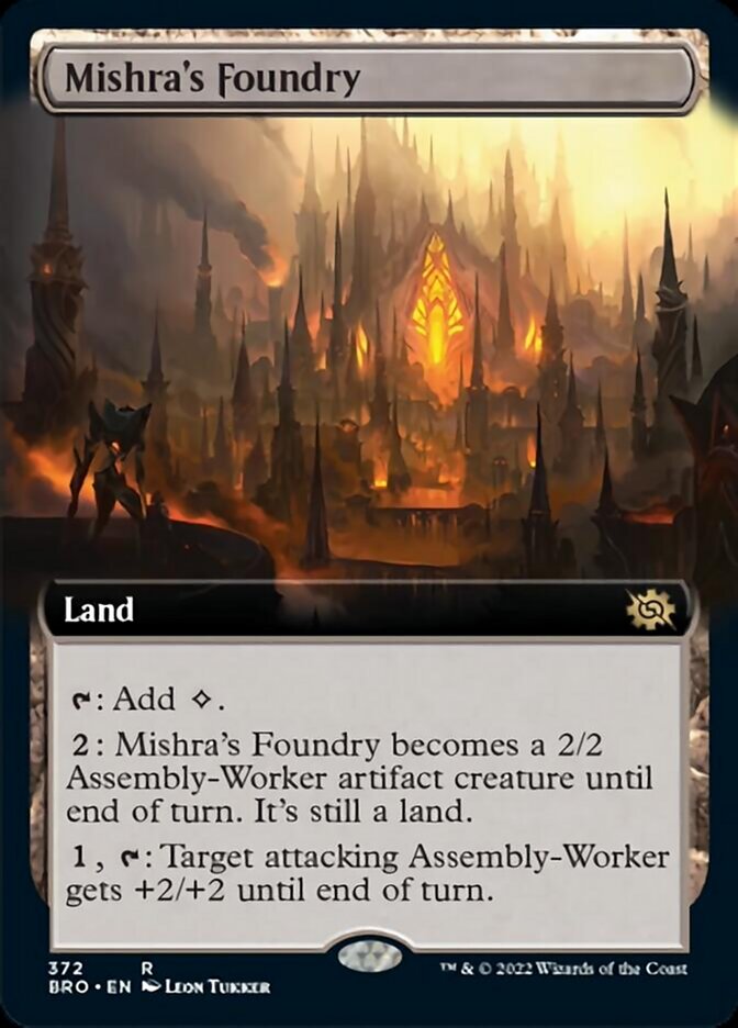 Mishra's Foundry (Extended Art) [The Brothers' War] | The Time Vault CA