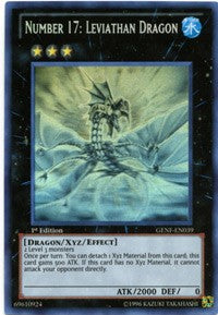 Number 17: Leviathan Dragon [GENF-EN039] Ghost Rare | The Time Vault CA