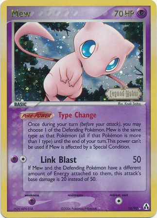 Mew (10/92) (Stamped) [EX: Legend Maker] | The Time Vault CA