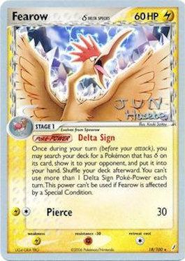 Fearow (18/100) (Delta Species) (Flyvees - Jun Hasebe) [World Championships 2007] | The Time Vault CA