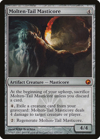 Molten-Tail Masticore [Scars of Mirrodin] | The Time Vault CA
