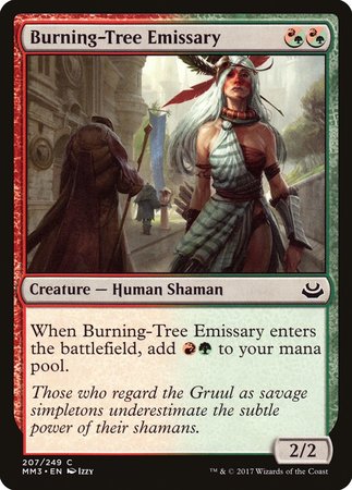 Burning-Tree Emissary [Modern Masters 2017] | The Time Vault CA