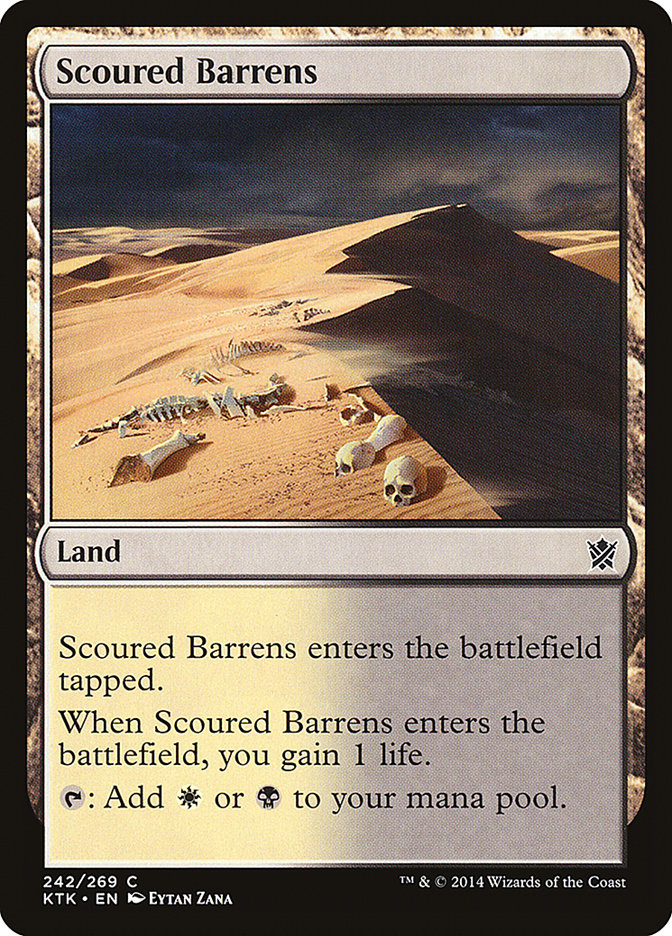 Scoured Barrens [Khans of Tarkir] | The Time Vault CA