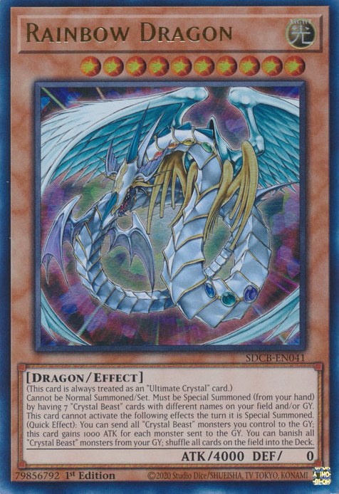 Rainbow Dragon [SDCB-EN041] Ultra Rare | The Time Vault CA