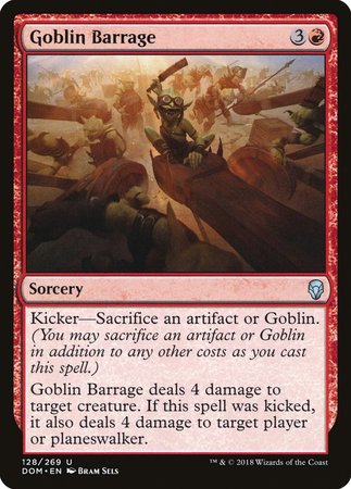 Goblin Barrage [Dominaria] | The Time Vault CA
