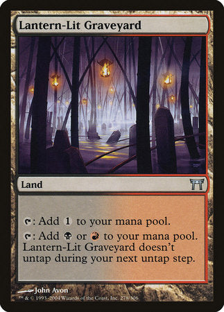 Lantern-Lit Graveyard [Champions of Kamigawa] | The Time Vault CA