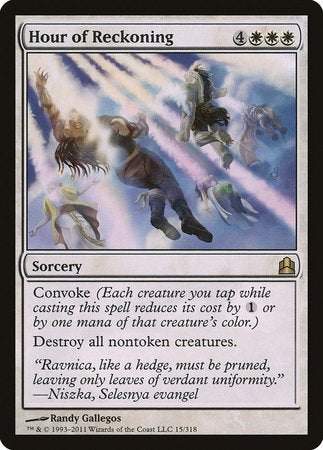 Hour of Reckoning [Commander 2011] | The Time Vault CA