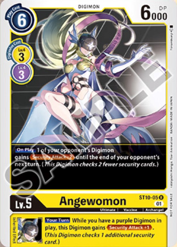 Angewomon [ST10-05] (Tamer Goods Set Angewomon & LadyDevimon) [Starter Deck: Parallel World Tactician Promos] | The Time Vault CA