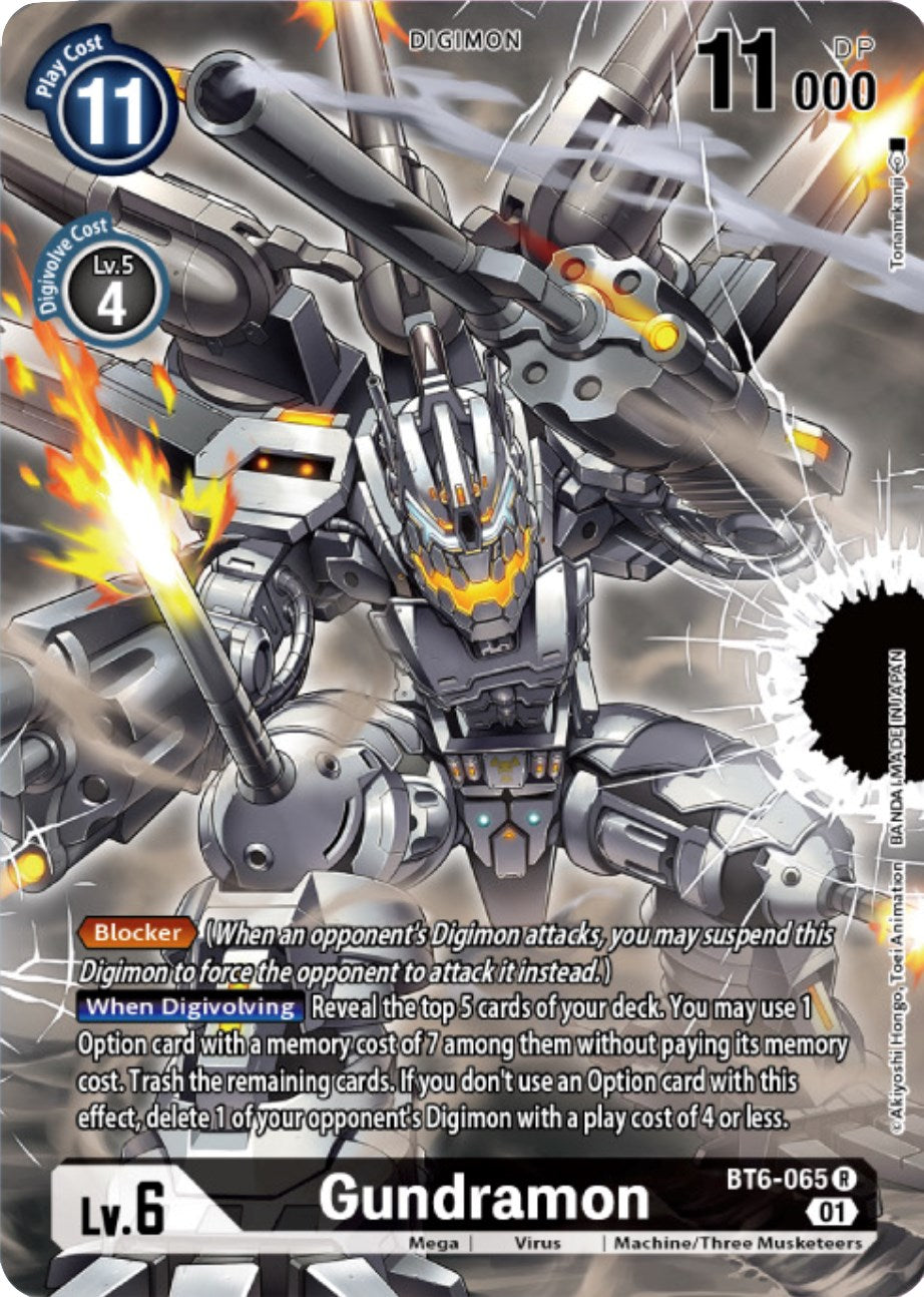 Gundramon [BT6-065] (Digimon Card Game Deck Box Set) [Double Diamond Promos] | The Time Vault CA