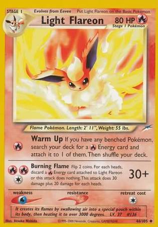 Light Flareon (46/105) [Neo Destiny Unlimited] | The Time Vault CA