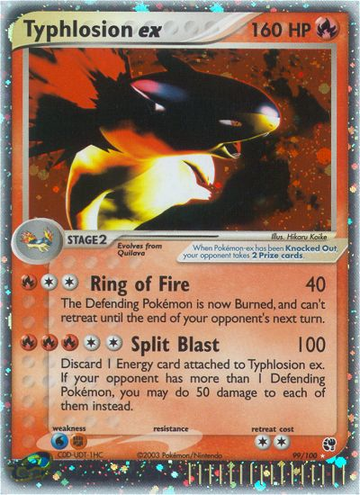 Typhlosion ex (99/100) [EX: Sandstorm] | The Time Vault CA