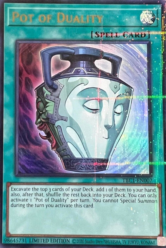 Pot of Duality [TBC1-EN007] Ultra Rare | The Time Vault CA