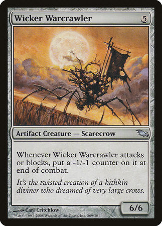 Wicker Warcrawler [Shadowmoor] | The Time Vault CA