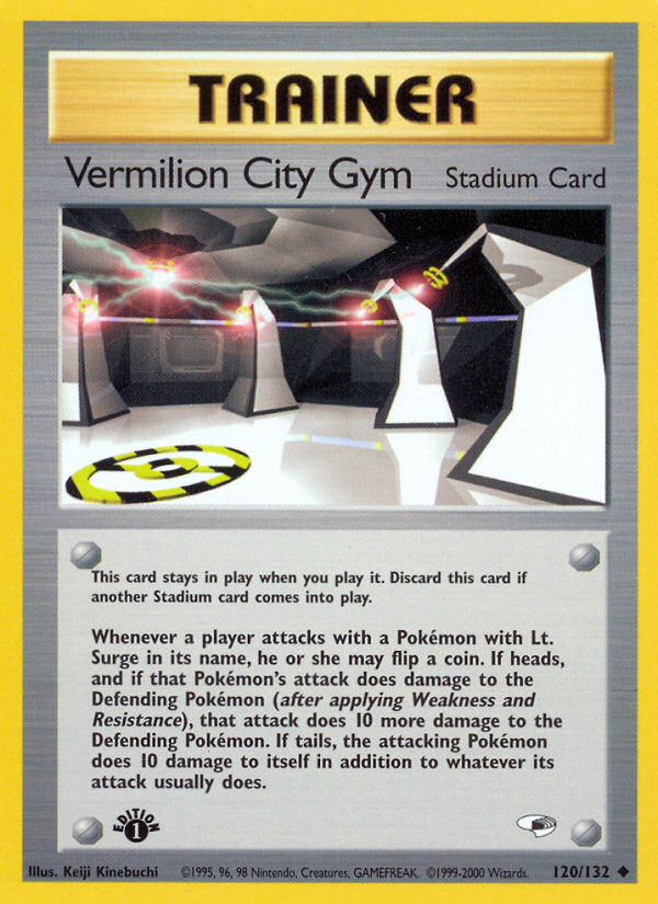 Vermilion City Gym (120/132) [Gym Heroes 1st Edition] | The Time Vault CA